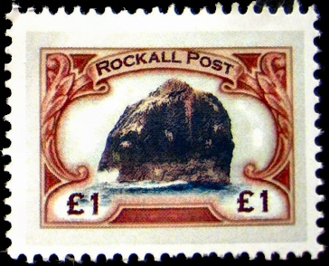 Rockall sur un timbre.