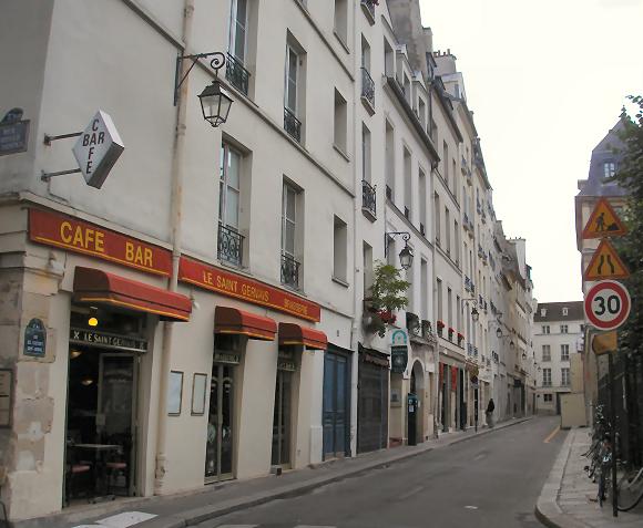 Rue des Coutures Saint-Gervais,  Paris (3e arrondissement).
