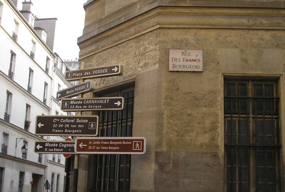 Rue des Francs-Bourgeois, à Paris.