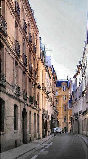 Rue des Grands-Augustins, à Paris (6e).