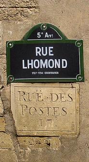 Rue Lhomond,  Paris (5e).
