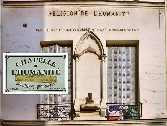 Chapelle positiviste, rue Payenne,  Paris (3e arrondissement).