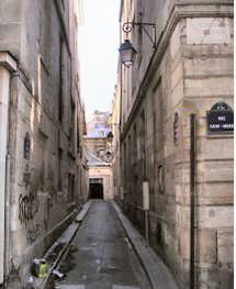 Rue Pierre-au-Lard, à Paris (4e arrondissement).