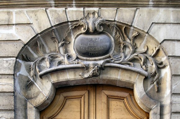 Bureau des lingères, rue Quincampoix, à Paris (4e arrondissement).