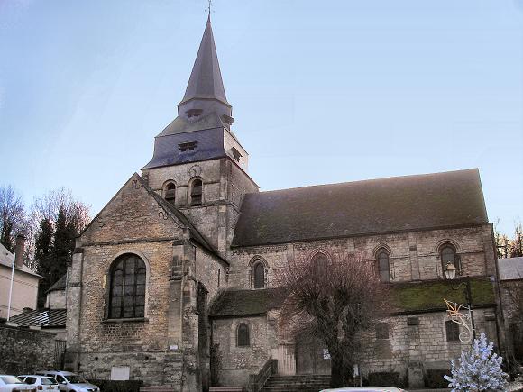Saint-Clair-sur-Epte : l'église.