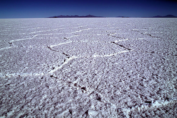 Salar de Uyuni (Bolivie).