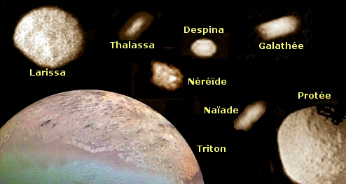 Satellites de Neptune.