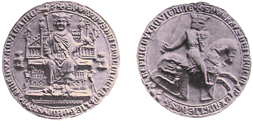 Sceau d'Edouard II Plantagenet.