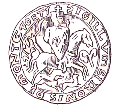 Sceau de Simon de Montfort.
