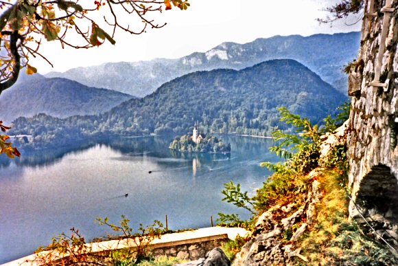 Slovénie : le lac Bled.