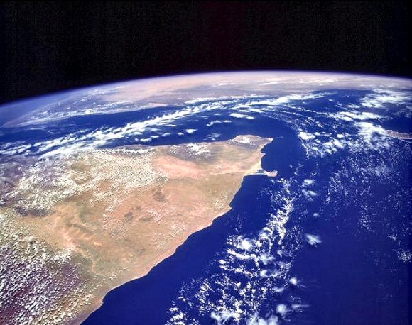 La Somalie de l'espace.