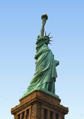 New York : la statue de la Liberté.