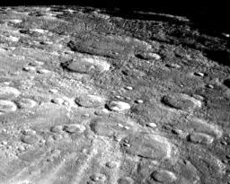 Photo de la surface de Mercure.