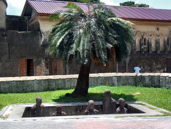 Zanzibar : le Mémorial des esclaves captifs.