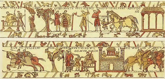 Détail de la tapisserie de Bayeux.
