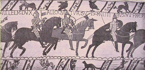 Tapisserie de Bayeux : la conquête de l'Angleterre.