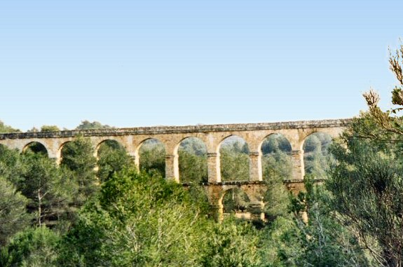 L'aqueduc de Tarragone.