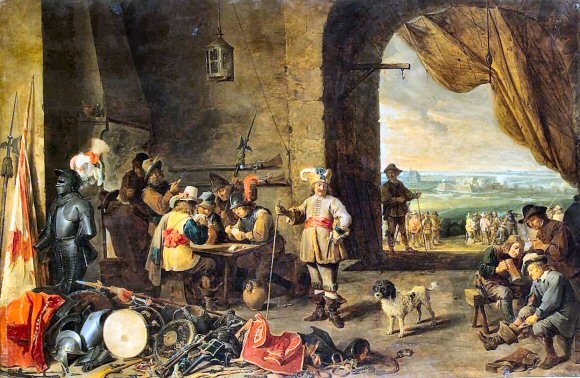 Teniers le Jeune : la salle des gardes.