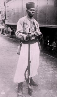 Première guerre mondiale : un tirailleur sénégalais.