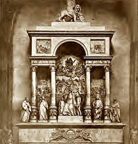 Venise : tombeau de Titien (Frari).