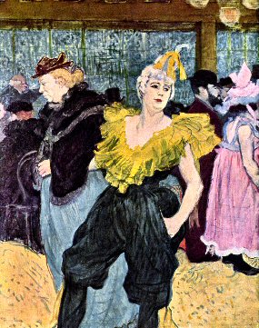 Toulouse-Lautrec : la Clownesse.