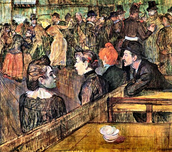 Toulouse-Lautrec : la danse au moulin de la Galette.