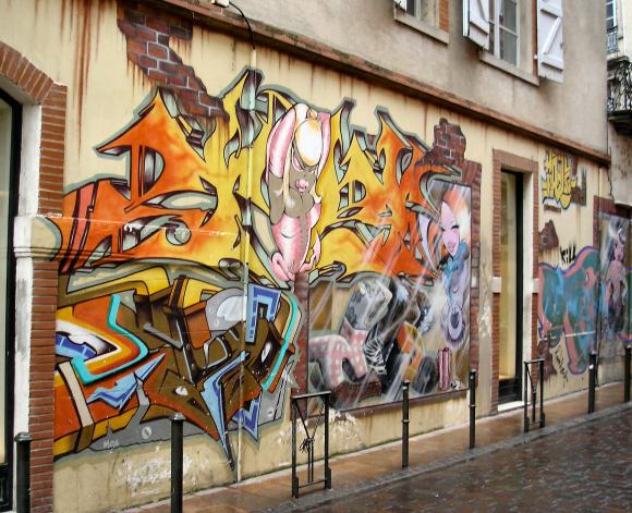 Toulouse : graffiti.