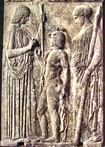 Triptomème, Déméter et Perséphone.