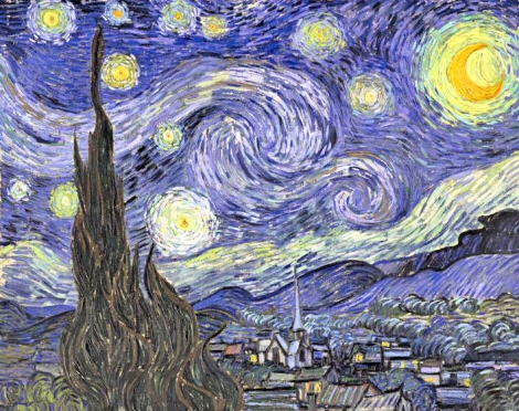 Van Gogh : Ciel étoilé.