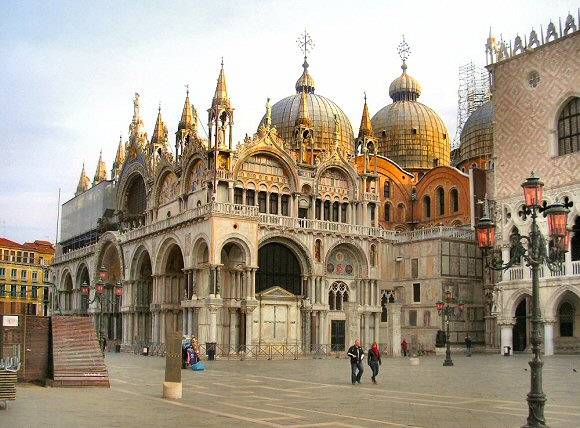 Venise : la basilique Saint-Marc.