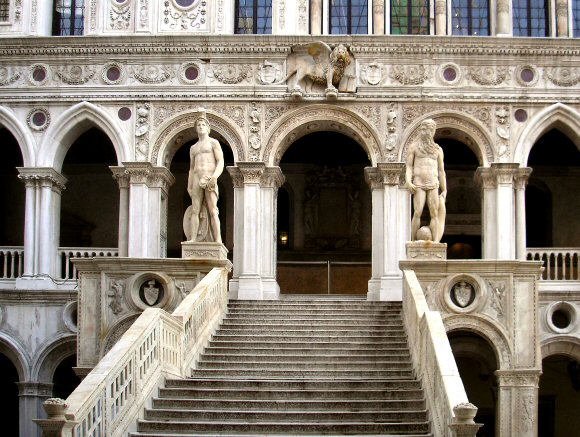 Venise : escalier des Géants (Venise).