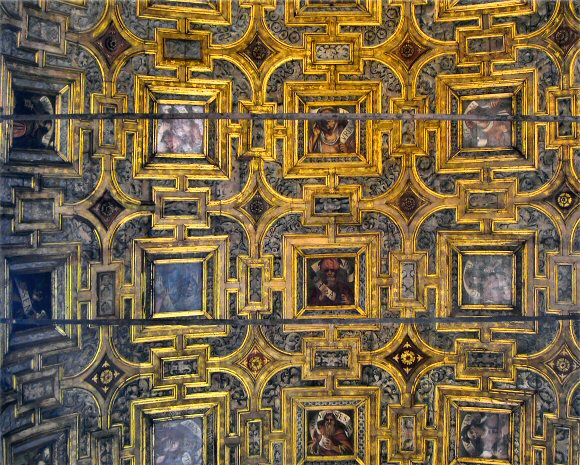 Venise : Santa Maria dei Miracoli (plafond).
