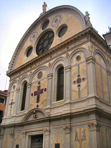 Venise : Santa Maria dei Miracoli (faade).