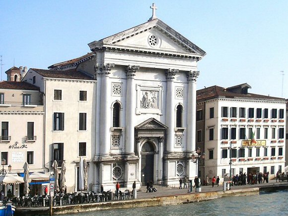 Venise : l'glise  Santa Maria della Pieta.