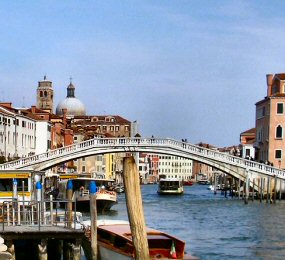 Venise : le pont des Scalzi.