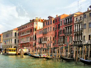 Venise : riva del Carbon.