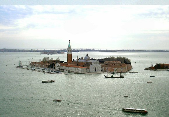 Venise : l'île de San Giorgio Maggiore.
