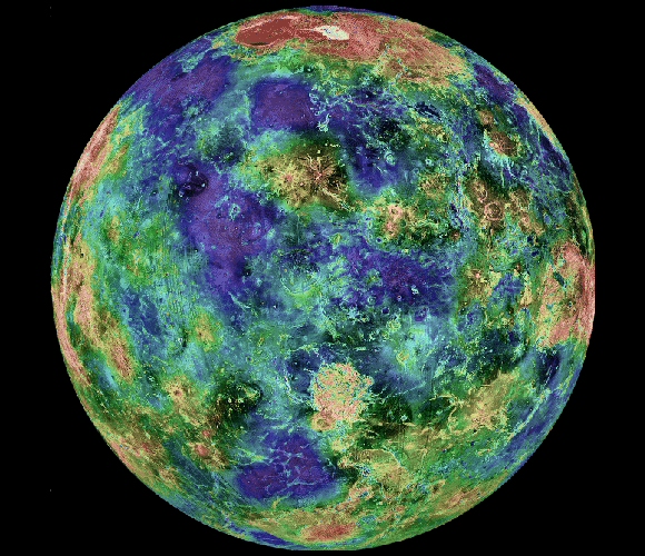 Vénus (image radar).
