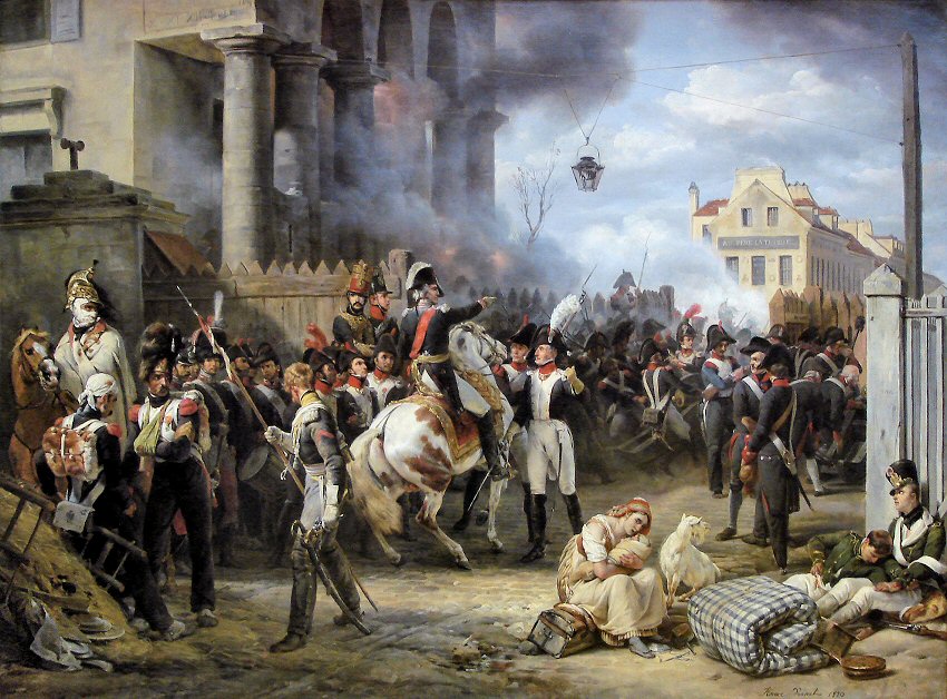 Vernet : la bataille de la barrire de Clichy.