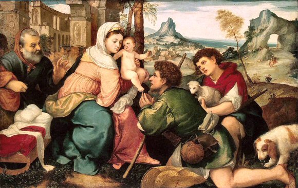 Veronese : l'Adoration des Bergers.