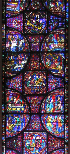 Cathédrale de Chartres : Vitraux.