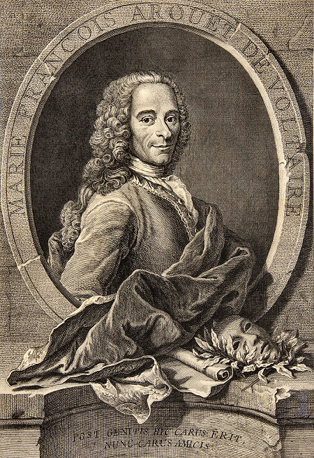 Voltaire (portrait gravé).