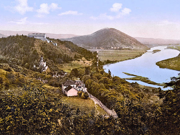 Le Walhalla et la valle du Danube.