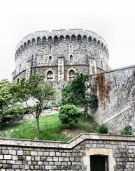 Chateau de Windsor : la tour ronde.