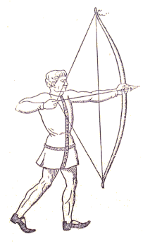 Archer du Moyen âge.