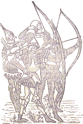 Archers du XVe siècle.