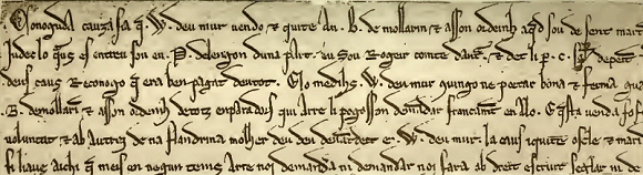 Charte de 1237.