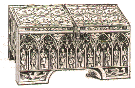 Coffre du 14e siècle.