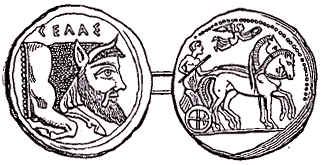 Monnaie de Gela.
