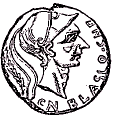Monnaie romaine : Scipion.